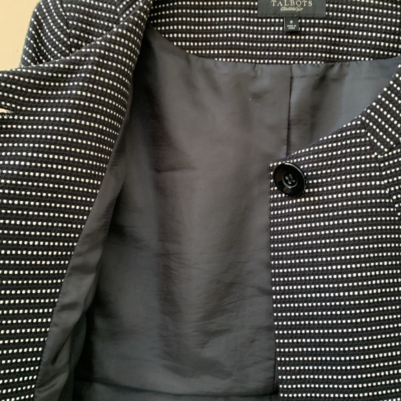 Talbots Black & White Jacket, 8 - Picture 3 of 8